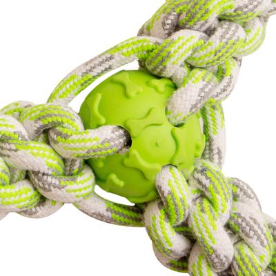 Rubber rope dog retailer toy